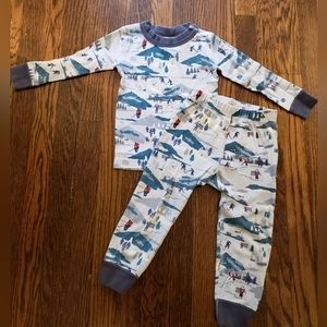 Hanna Andersson winter sports Pajamas 3T (90cm)